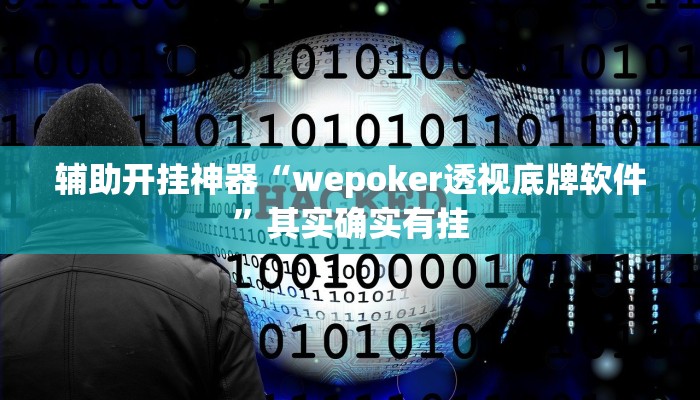 辅助开挂神器“wepoker透视底牌软件”其实确实有挂
