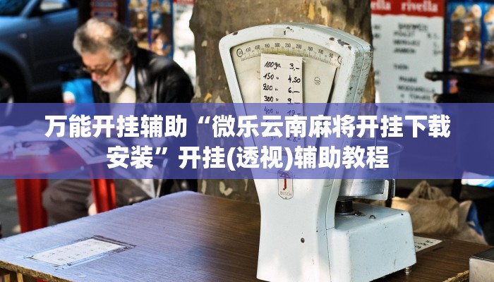 万能开挂辅助“微乐云南麻将开挂下载安装”开挂(透视)辅助教程