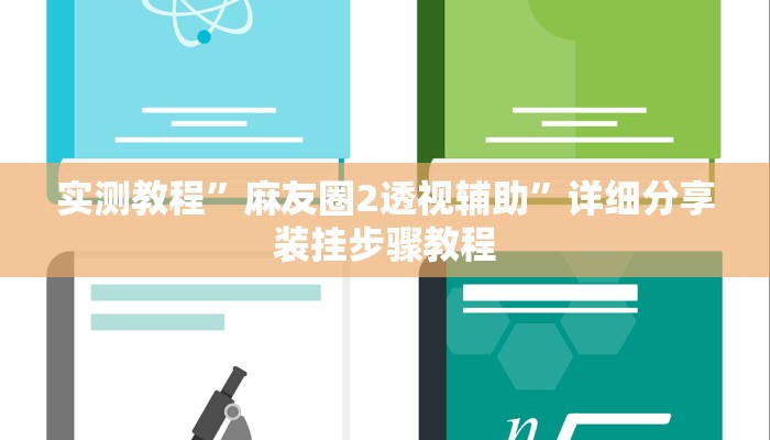 实测教程”麻友圈2透视辅助”详细分享装挂步骤教程