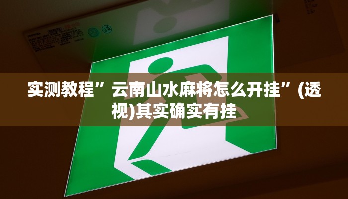 实测教程”欢乐吓牌可以开挂吗”(透视)其实确实有挂