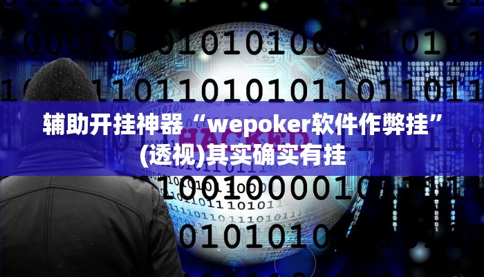 辅助开挂神器“wepoker软件作弊挂”(透视)其实确实有挂