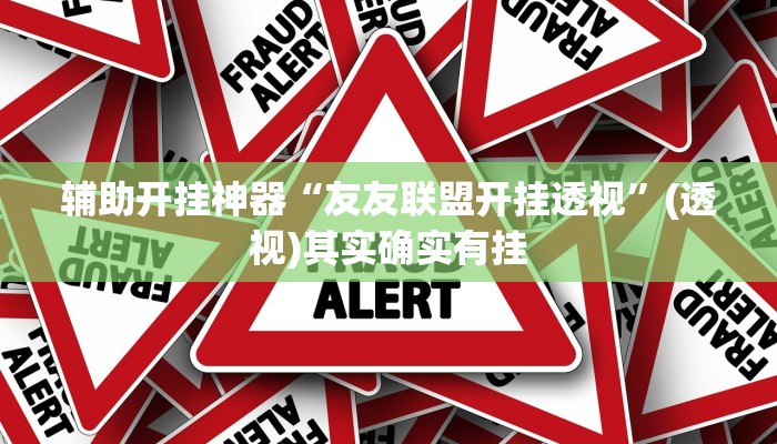 辅助开挂神器“友友联盟开挂透视”(透视)其实确实有挂