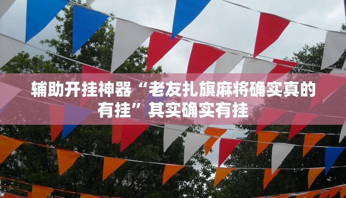 辅助开挂神器“老友扎旗麻将确实真的有挂”其实确实有挂