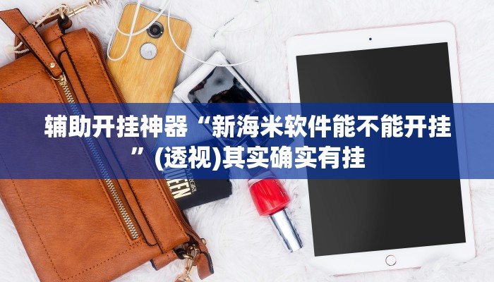 辅助开挂神器“新海米软件能不能开挂”(透视)其实确实有挂